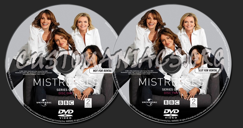 Mistresses Season 1 dvd label