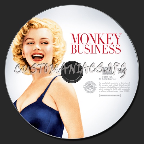 Monkey Business dvd label