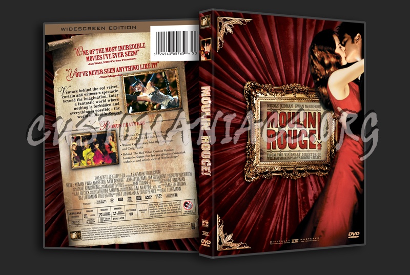 Moulin Rouge dvd cover