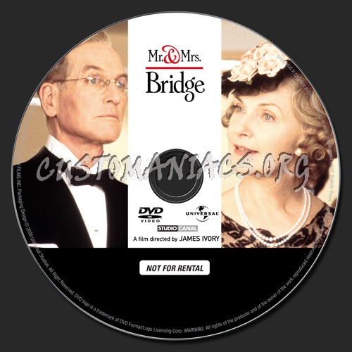 Mr & Mrs Bridge dvd label