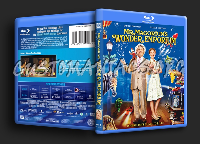 Mr Magorium's Wonder Emporium blu-ray cover