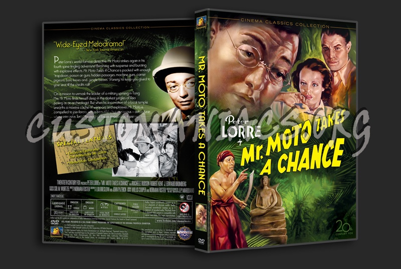 Mr Moto Takes a Chance dvd cover