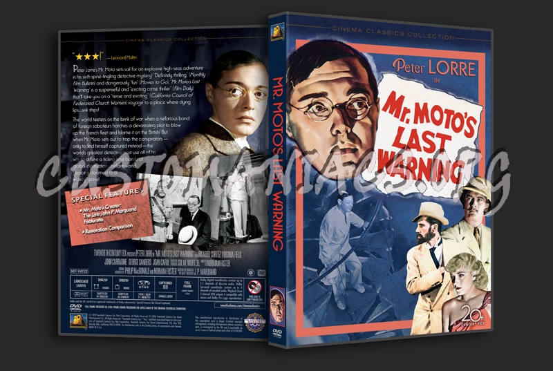 Mr Moto's Last Warning dvd cover