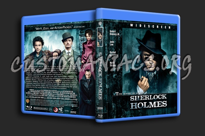 Sherlock Holmes - 2009 blu-ray cover