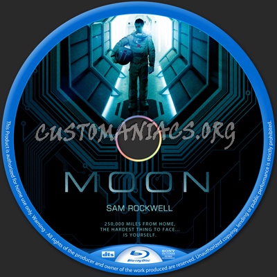 Moon blu-ray label