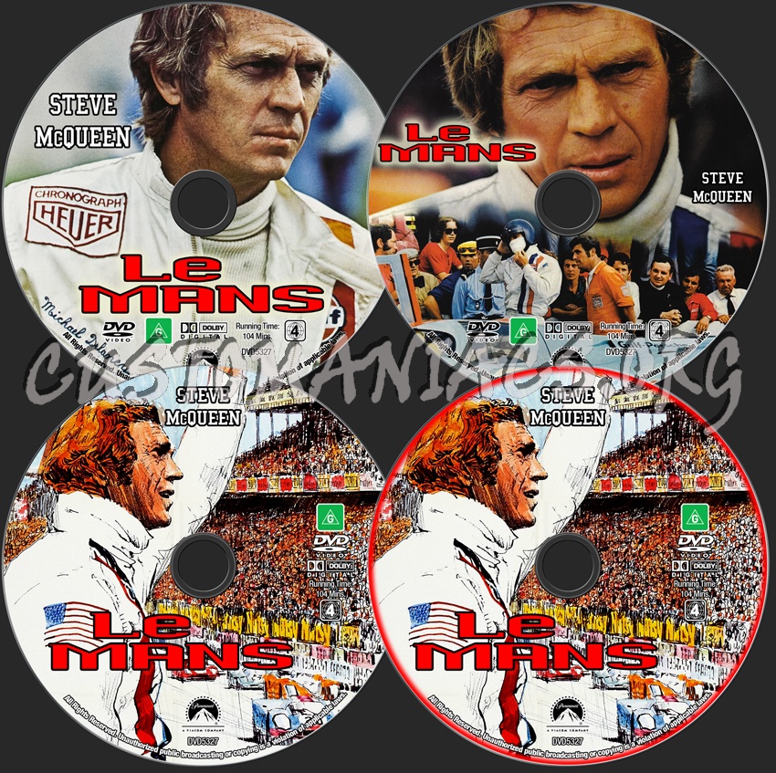 Le Mans dvd label