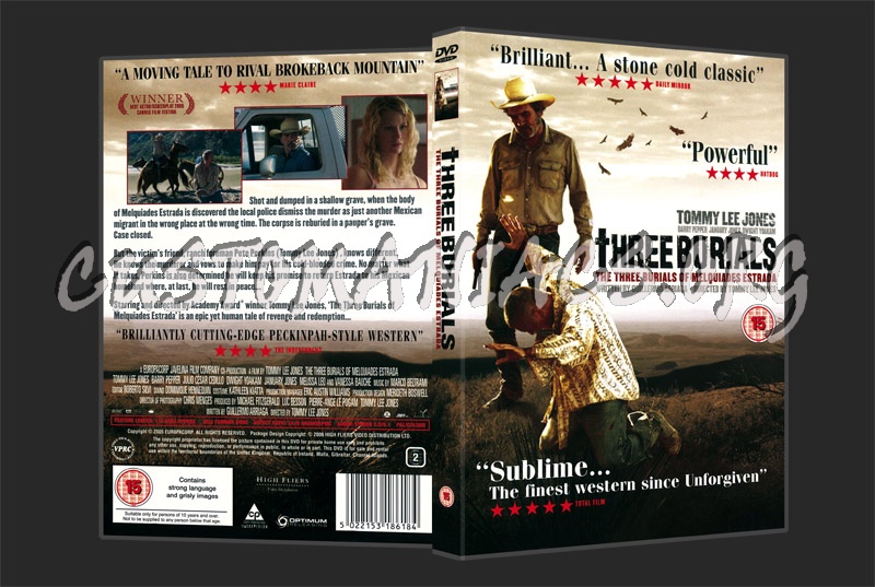 Three Burials dvd cover
