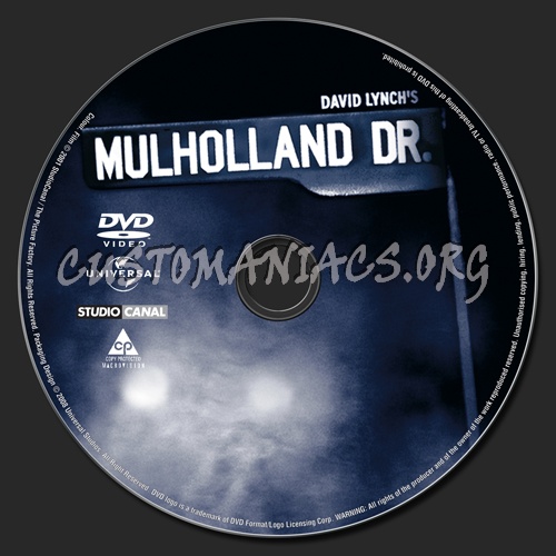 Mulholland Dr. dvd label
