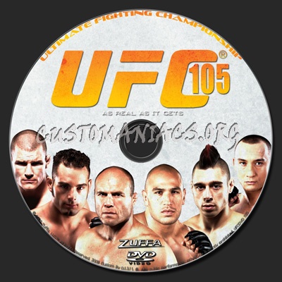 Ufc 105 Couture vs Vera dvd label