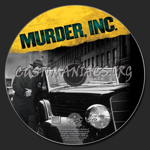 Murder, Inc. dvd label