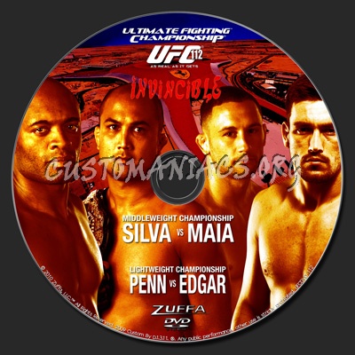 UFC 112 Invincible dvd label