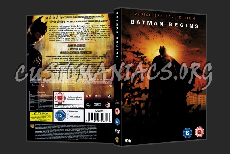 Batman Begins dvd cover