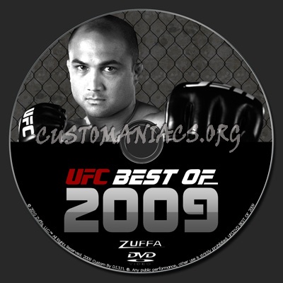 UFC  Best of 2009 dvd label