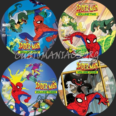 Spectacular Spider-Man Season 1 dvd label
