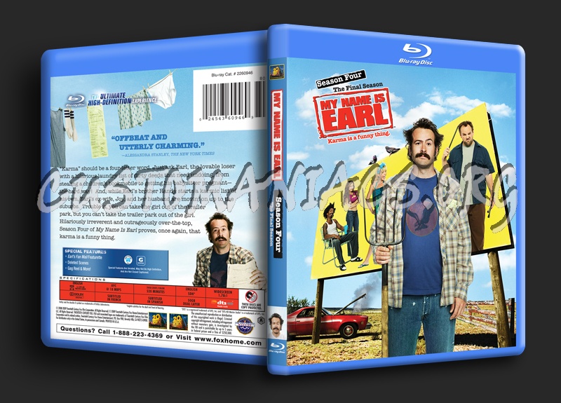 My Name is Earl Season 4 blu-ray cover