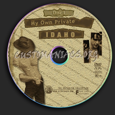 My Own Private Idaho dvd label