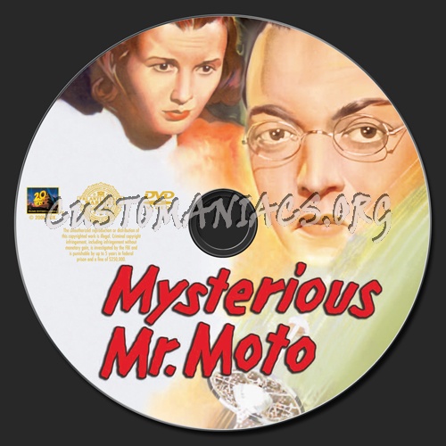 Mysterious Mr Moto dvd label