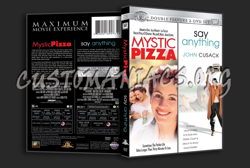 Mystic Pizza / Say Anything dvd cover