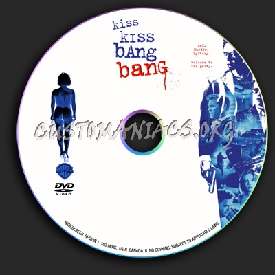 Kiss Kiss Bang Bang dvd label