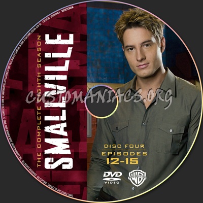 Smallville Season 8 dvd label