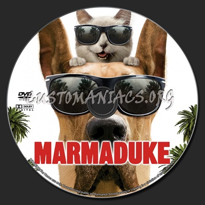 Marmaduke dvd label