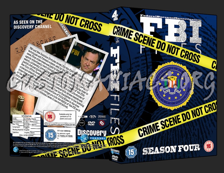 The FBI Files Season 4 dvd cover