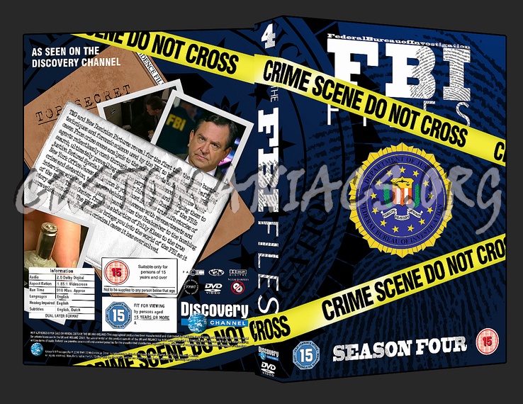 The FBI Files Season 4 dvd cover