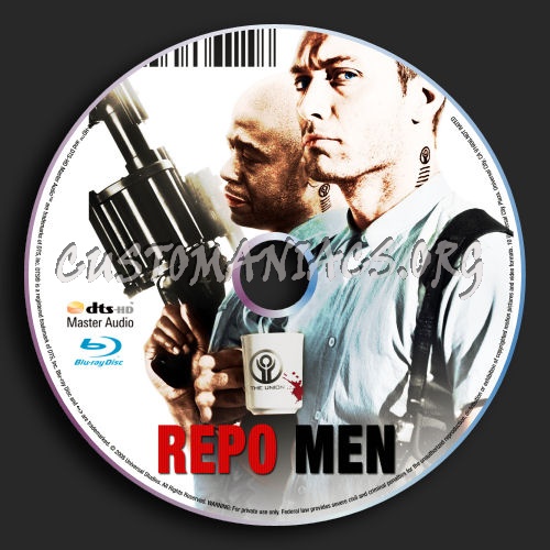 Repo Men blu-ray label