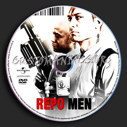 Repo Men dvd label