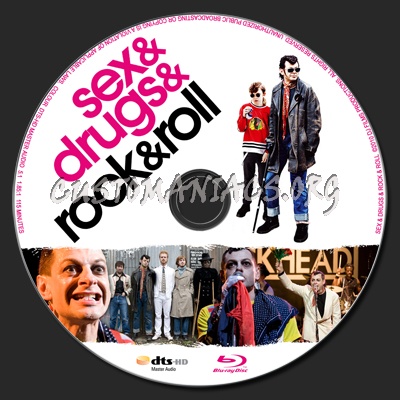 Sex & Drugs & Rock & Roll blu-ray label