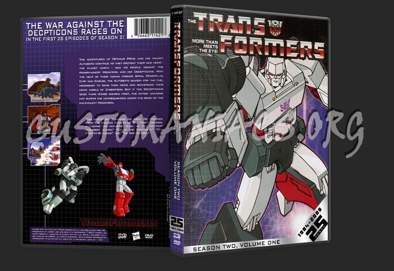 The Transformers Season 2 Volume 1 dvd cover