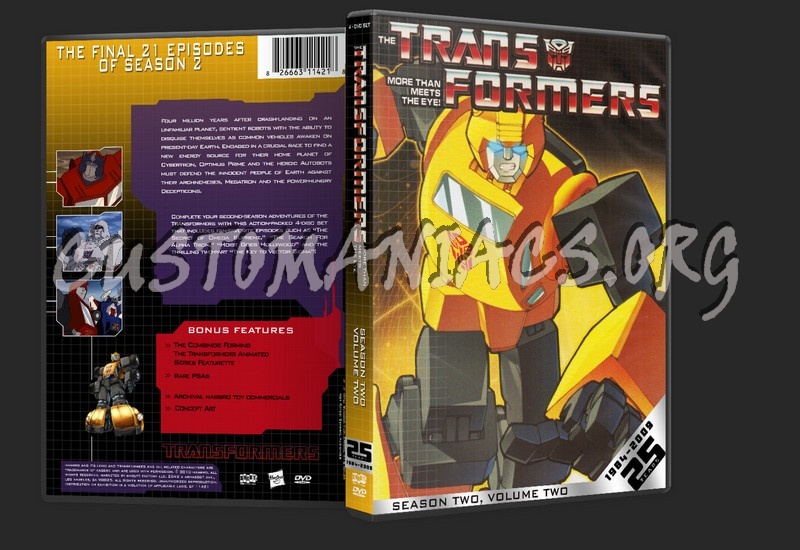 The Transformers Season 2 Volume 2 dvd cover