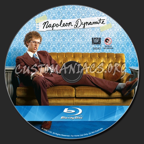 Napoleon Dynamite blu-ray label