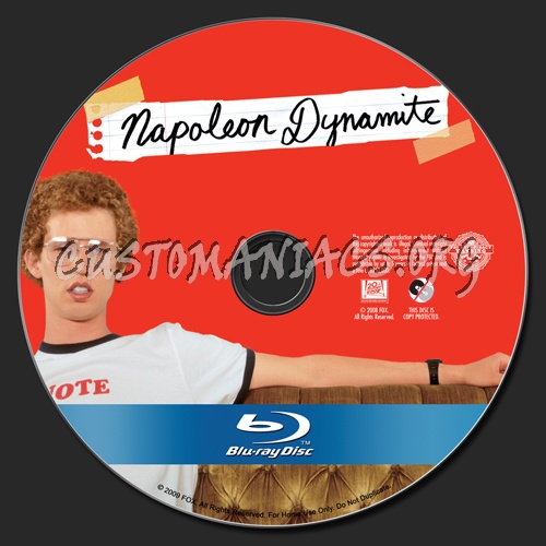 Napoleon Dynamite blu-ray label - DVD Covers & Labels by Customaniacs, id:  104825 free download highres blu-ray label