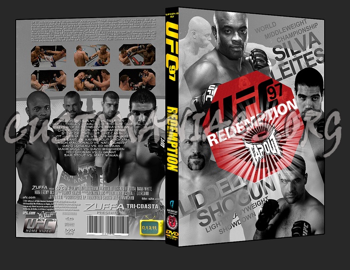 UFC 97 Redemption dvd cover