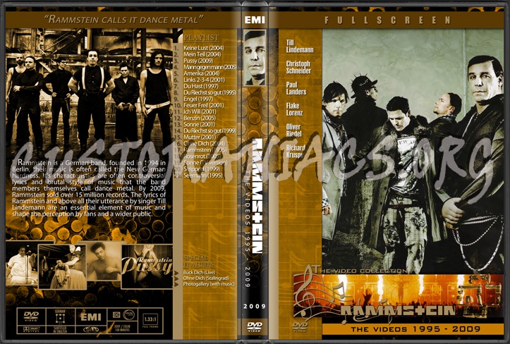 Rammstein - Video Collection dvd cover