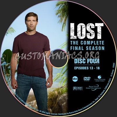 Lost Season 6 - Jack Shephard Edition dvd label