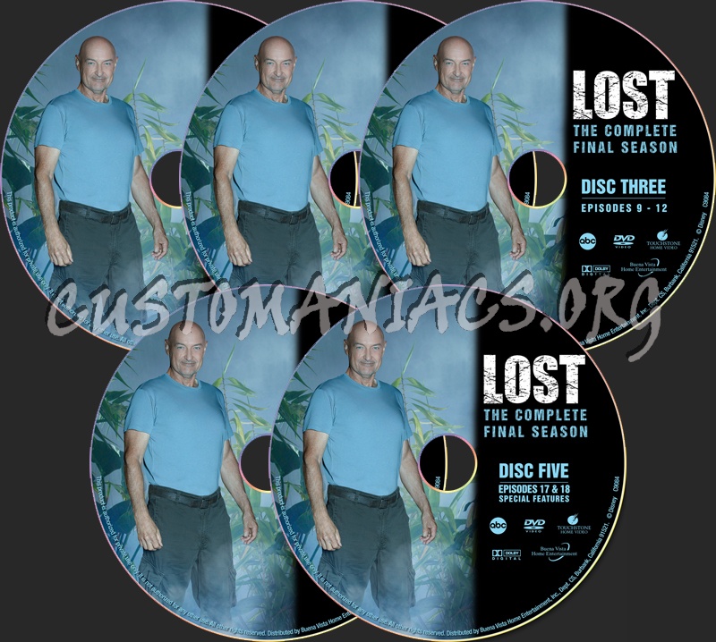 Lost Season 6 - Flocke Edition dvd label