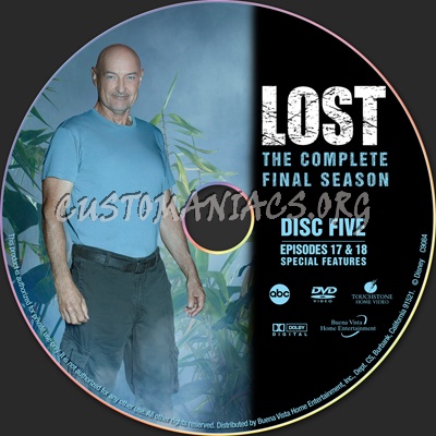Lost Season 6 - Flocke Edition dvd label