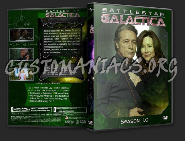 Battlestar Galactica dvd cover