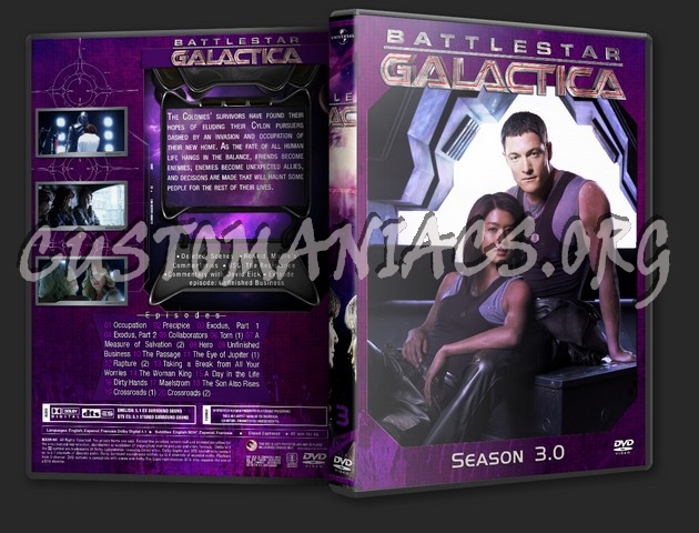 Battlestar Galactica dvd cover