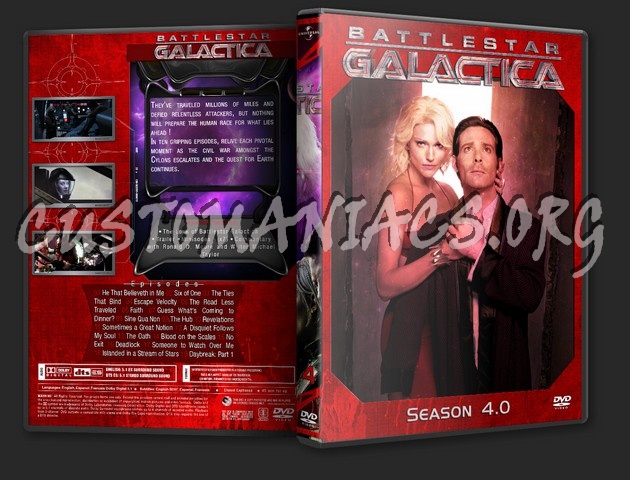 Battlestar Galactica dvd cover