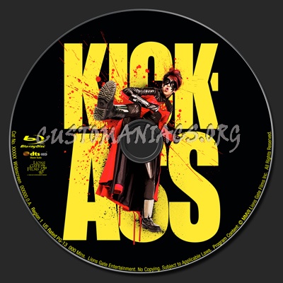 Kick-Ass blu-ray label