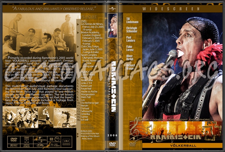 Rammstein - Völkerball dvd cover