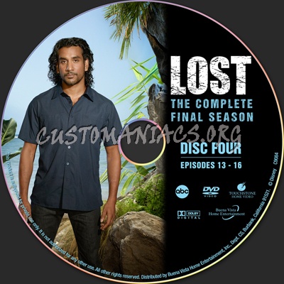 Lost Season 6 - Sayid Jarrah Edition dvd label