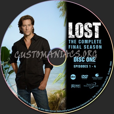 Lost Season 6 - Desmond Hume Edition dvd label