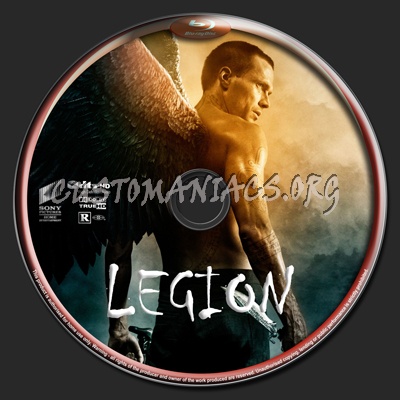 Legion blu-ray label