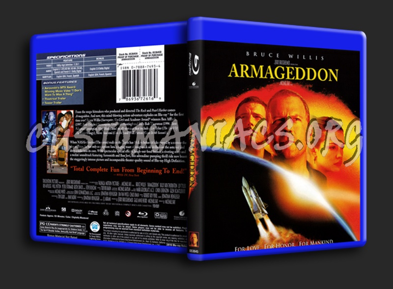 Armageddon blu-ray cover