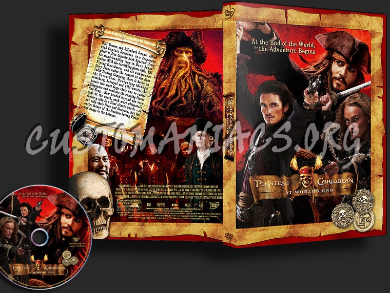 Pirates Of The Caribbean At World's End dvd cover