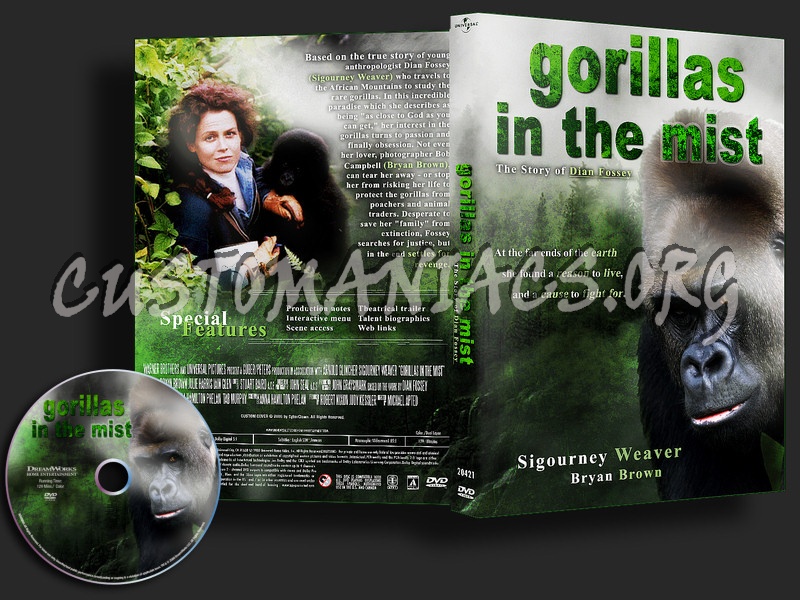 Gorillas In The Mist dvd cover
